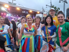 VL - Wellington Batucada at Courtenay Carnival - New Year’s Eve 2024 - photo by Vicky Lin