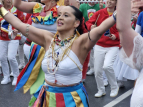 KN - Wellington Batucada at Courtenay Carnival - New Year’s Eve 2024 - photo by Kent Nation