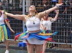 KN - Wellington Batucada at Courtenay Carnival - New Year’s Eve 2024 - photo by Kent Nation