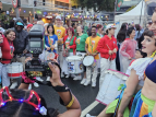 KN - Wellington Batucada at Courtenay Carnival - New Year’s Eve 2024 - photo by Kent Nation