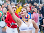 CM - Wellington Batucada at Courtenay Carnival - New Year’s Eve 2024 - photo by Chris McKeown