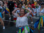 CM - Wellington Batucada at Courtenay Carnival - New Year’s Eve 2024 - photo by Chris McKeown