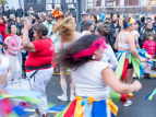 CM - Wellington Batucada at Courtenay Carnival - New Year’s Eve 2024 - photo by Chris McKeown