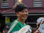 CM - Wellington Batucada at Courtenay Carnival - New Year’s Eve 2024 - photo by Chris McKeown