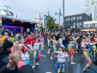 CM - Wellington Batucada at Courtenay Carnival - New Year’s Eve 2024 - photo by Chris McKeown