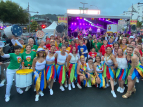 AG - Wellington Batucada at Courtenay Carnival - New Year’s Eve 2024 - photo by Alison Green