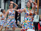 KN - Wellington Batucada at the Courtenay Place Block Party 2024 - photo by Kent Nation