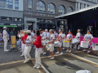 KN - Wellington Batucada at the Courtenay Place Block Party 2024 - photo by Kent Nation