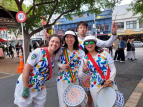 VL - Wellington Batucada at the Courtenay Place Block Party 2024 - photo by Vicky Lin