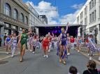 KN - Wellington Batucada at the Courtenay Place Block Party 2024 - photo by Kent Nation