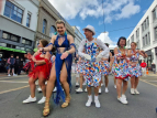 KN - Wellington Batucada at the Courtenay Place Block Party 2024 - photo by Kent Nation