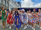 KN - Wellington Batucada at the Courtenay Place Block Party 2024 - photo by Kent Nation