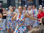 KN - Wellington Batucada at the Courtenay Place Block Party 2024 - photo by Kent Nation