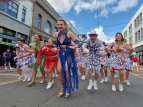 KN - Wellington Batucada at the Courtenay Place Block Party 2024 - photo by Kent Nation