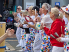 KN - Wellington Batucada at the Courtenay Place Block Party 2024 - photo by Kent Nation