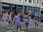 KN - Wellington Batucada at the Courtenay Place Block Party 2024 - photo by Kent Nation