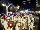 Wellington Batucada at the Courtenay Place Winter Parade - photo by Kamille Joyce