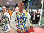 Wellington Batucada at the Courtenay Place Winter Parade - photo by Vicky Lin