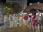 Wellington Batucada at the Courtenay Place Winter Parade - photo by Satya Priyomarsono