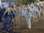 Wellington Batucada at the Courtenay Place Winter Parade - photo by Satya Priyomarsono