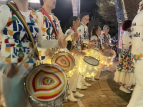 Wellington Batucada at the Courtenay Place Winter Parade - photo by Kamille Joyce