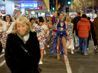 Wellington Batucada at the Courtenay Place Winter Parade - photo by Jeff Mein Smith