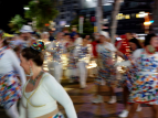 Wellington Batucada at the Courtenay Place Winter Parade - photo by Jeff Mein Smith