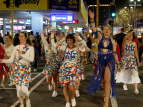 Wellington Batucada at the Courtenay Place Winter Parade - photo by Jeff Mein Smith