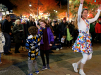 Wellington Batucada at the Courtenay Place Winter Parade - photo by Jeff Mein Smith