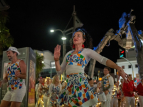 Wellington Batucada at the Courtenay Place Winter Parade - photo by Donna Jennings