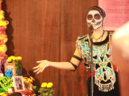 Mexican Dance and Cultural group Ollin Yoliztli at Day of the Dead 2022. Photo by Tom Etuata.