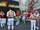 Wellington Batucada drummers and dancers at the El Barrio Street Carnival 2021. Photo by Tom Etuata.