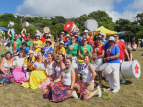 LL - Wellington Batucada at the Island Bay Festival 2025 - photo by Lisa Leask