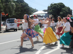 Wellington Batucada at the Island Bay Festival Parade 2020. Photo by Tom Etuata.