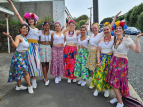 Wellington Batucada at Island Bay Festival Parade 2023. Photo by Hayley Anderson.