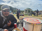 Wellington Batucada at the Island Bay Festival 2024 - photo by Kelly Etuata