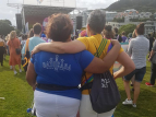 Wellington Batucada at the Pride Hikoi 2020 - photo by Tom Etuata