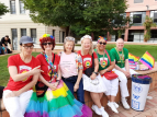 Wellington Batucada at the Pride Hikoi 2020 - photo by Anny Freitas