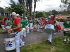 KE - Wellington Batucada at the Stokes Valley Christmas Parade 2024 - photo by Kelly Etuata