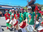 VL - Wellington Batucada at the Stokes Valley Christmas Parade 2024 - photo by Vicky Lin