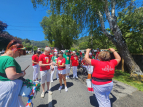 KE - Wellington Batucada at the Stokes Valley Christmas Parade 2024 - photo by Kelly Etuata