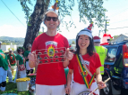 VL - Wellington Batucada at the Stokes Valley Christmas Parade 2024 - photo by Vicky Lin