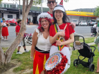 VL - Wellington Batucada at the Stokes Valley Christmas Parade 2024 - photo by Vicky Lin