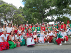 VL - Wellington Batucada at the Stokes Valley Christmas Parade 2024 - photo by Vicky Lin