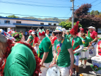 KE - Wellington Batucada at the Stokes Valley Christmas Parade 2024 - photo by Kelly Etuata