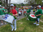 KE - Wellington Batucada at the Stokes Valley Christmas Parade 2024 - photo by Kelly Etuata