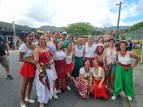 VL - Wellington Batucada at the Stokes Valley Christmas Parade 2024 - photo by Vicky Lin