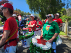 KE - Wellington Batucada at the Stokes Valley Christmas Parade 2024 - photo by Kelly Etuata