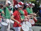 KN - Wellington Batucada at the Stokes Valley Christmas Parade 2024 - photo by Kent Nation