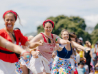 WCC - Wellington Batucada at Te Rā o Waitangi - Waitangi Day Festival 2025 - photo supplied by Wellington City Council